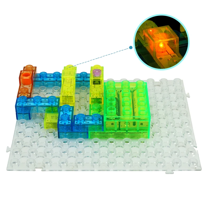 

Electronic constructor building block designer kits for kids,discover electronic science project circuit kit education block