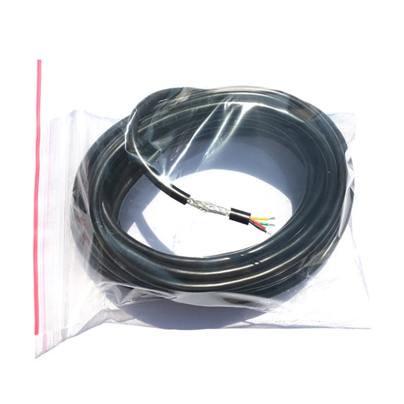 1m 4P Double Layer Shielded Extension Cord Cable for 24S 32S BMS Protection Board LCD Display Communication Extended Wire 4-wire