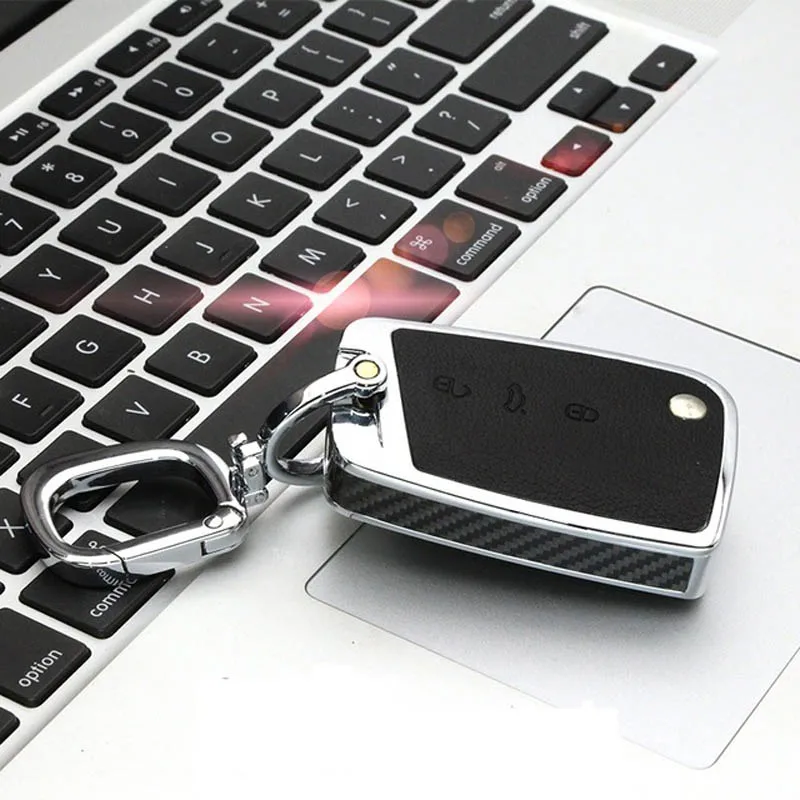 Wood & Carbon Fiber Key Shell HoFashion Car Auto Remote Key Cover Chain Holder Skin Case Shell for Volkswagen vw golf 7 Skoda Wood & Carbon Fiber Key Shell HoFashion Car Auto Remote Key Cover Chain Holder Skin Case Shell for Volkswagen vw golf 7 Skoda