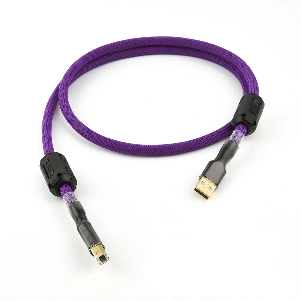 

2/3/5FT Audio Data Influx 2.0 Audiophile USB AB A-B DAC Cable Professional HiFi