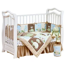 Постельное белье 7 предметов Froggy Friends(Giovanni