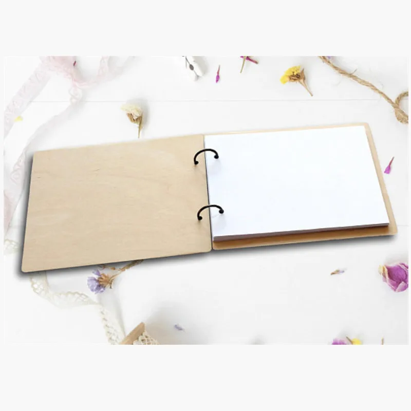 Guestbook Wedding Wooden Landscape Book,Guest Sign In Wedding Guest Book,A4 Alternatives World Map Lettering Book Album