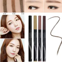 PHOERA автоматический тонкий эскиз бровей Карандаш для татуировки водонепроницаемый стойкий глаз бровей карандаш со щеточкой Косметика дропшиппинг TSLM2