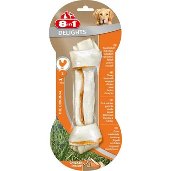 

8in1 DELIGHTS L косточка с куриным мясом для крупных собак (21cm)