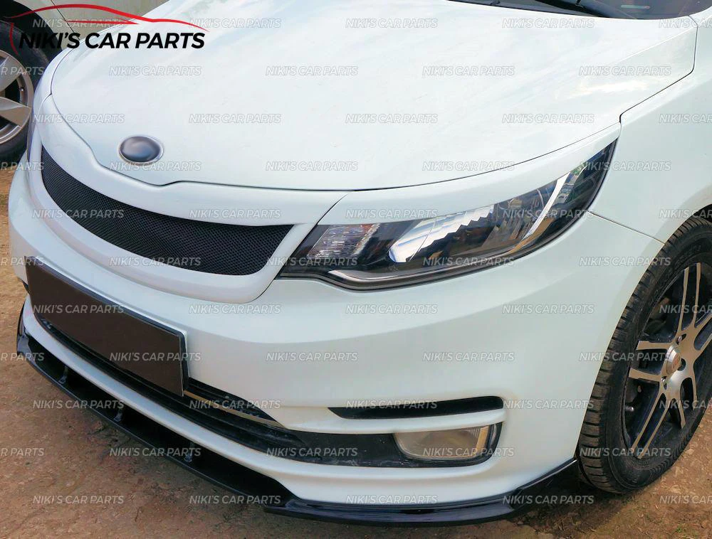 Splitter on front bumper for Kia Rio III- ABS plastic body kit aerodynamic pad decoration car styling tuning