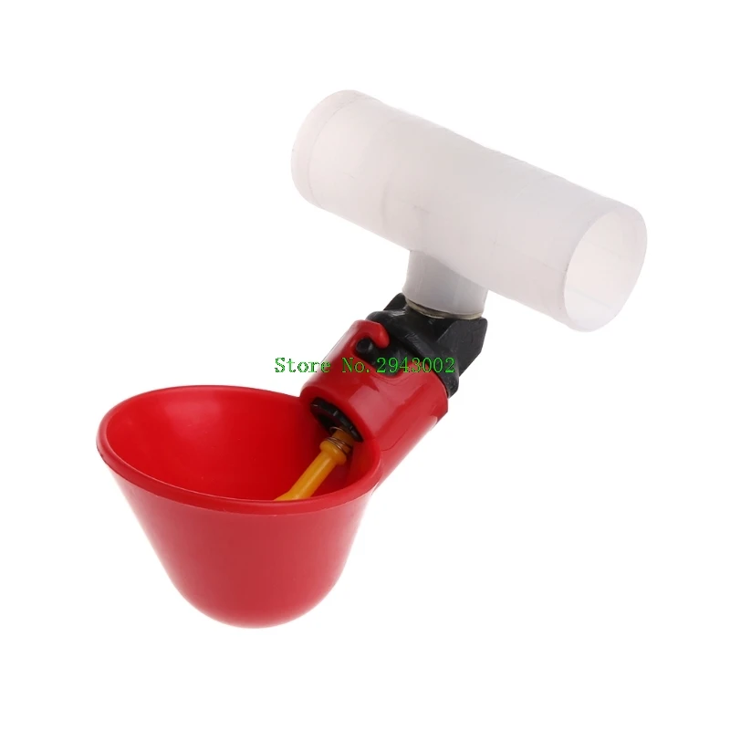 Poultry Water Drinking Cups Plastic Poultry Chickens Hen Birds Automatic Drinker