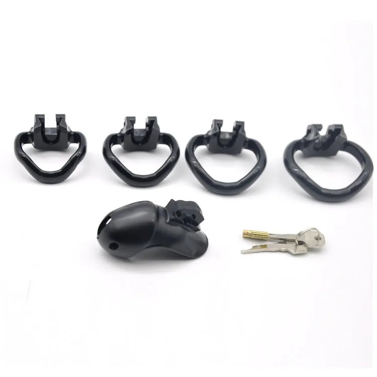Latest 4 Size Male Natural Resin Cock Cage With Penis Ring Bondage Lock V3 Chastity Device Adult BDSM Sex Toy 3 Color A380-4 | Красота и
