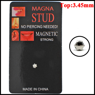 Designs  Fake Cheater Piercing Non Pierced Magnet Ear Lip Labret Nose Ring Stud Jewelry Magnetic Tunnel Plugs Earring