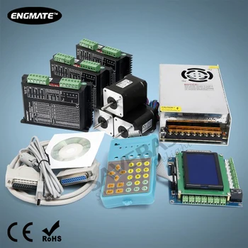 

Pro ENGMATE 3 Axis CNC Kit Nema17 97oz-in Stepper Motor 1.0A-4.2A Stepper Driver