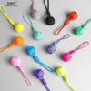 Amiu-llavero de Puño de mono hecho a mano, Paracord trenzado, bolsa para llaves de coche, cuerda hecha a mano, colgante con abalorios ► Foto 1/6