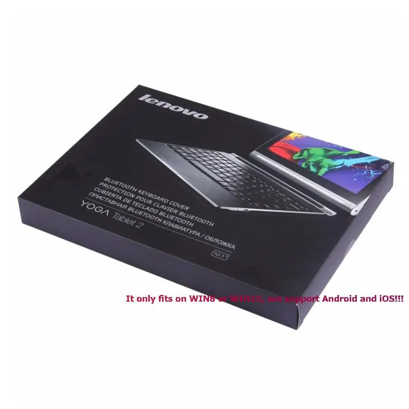 Lenovo BKC800 Bluetooth 4,0 чехол для клавиатуры Корейская русская США еврейская, испанская+ тачпад для Win8 Win10 surface 4 pro Yoga Tablet2