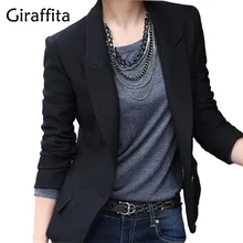 New Fashion Spring Autumn Women Slim Blazer Feminino Coat Casual Jacket Long Sleeve Suit Black Ladies Blazers Work Wear Size 3XL