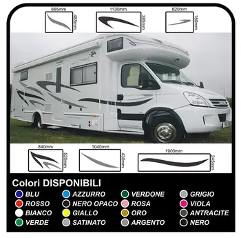

complete kit Top Quality stickers for RV vinyl graphics stickers decals Camper Set Caravan caravans - graphics 3 - MADE IN ITALY