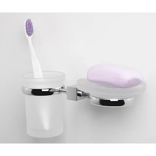 Держатель мыльницы и стакана WasserKRAFT Lippe K-6526