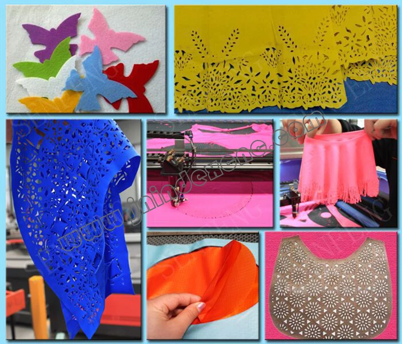 fabric laser cutting machine sample