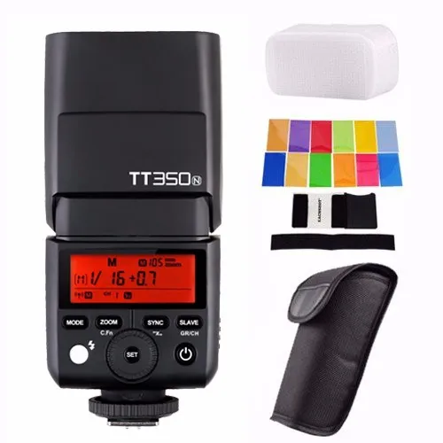 

Godox TT350N 2.4G HSS 1/8000s TTL GN36 Wireless Speedlite Flash for Nikon DSLR D810 D800 D750 D700 and Mirrorless Digital Camera
