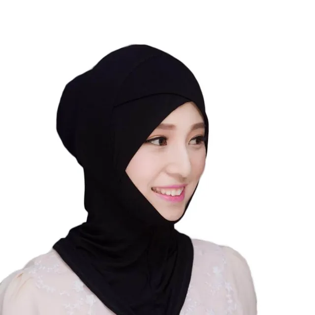 Foulard musulman Intérieure Chapeau Coton Bonnet Bouchon Underscarf Hijab Écharpe Couverture Abaya Turban Coiffures À Capuchon
