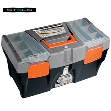 Ящик для инструмента STELS 90705(Размер 50х26х26 см, полипропилен, съемный 3-секционный лоток, 2 встроенных органайзера с крышкой