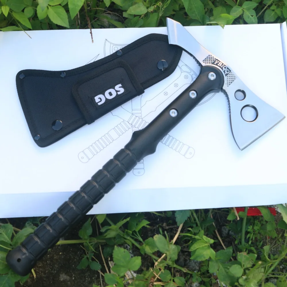 FBIQQ Tactical Axe Outdoor Hunting Camping Survival Machete Axes Hand