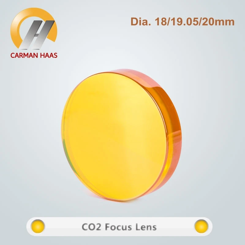Рекламная китайская продукция ZnSe фокус объектива CO2 линзы лазера Dia.18 19,05 20 мм FL38.1 50,8 63,5 75 100 127 мм