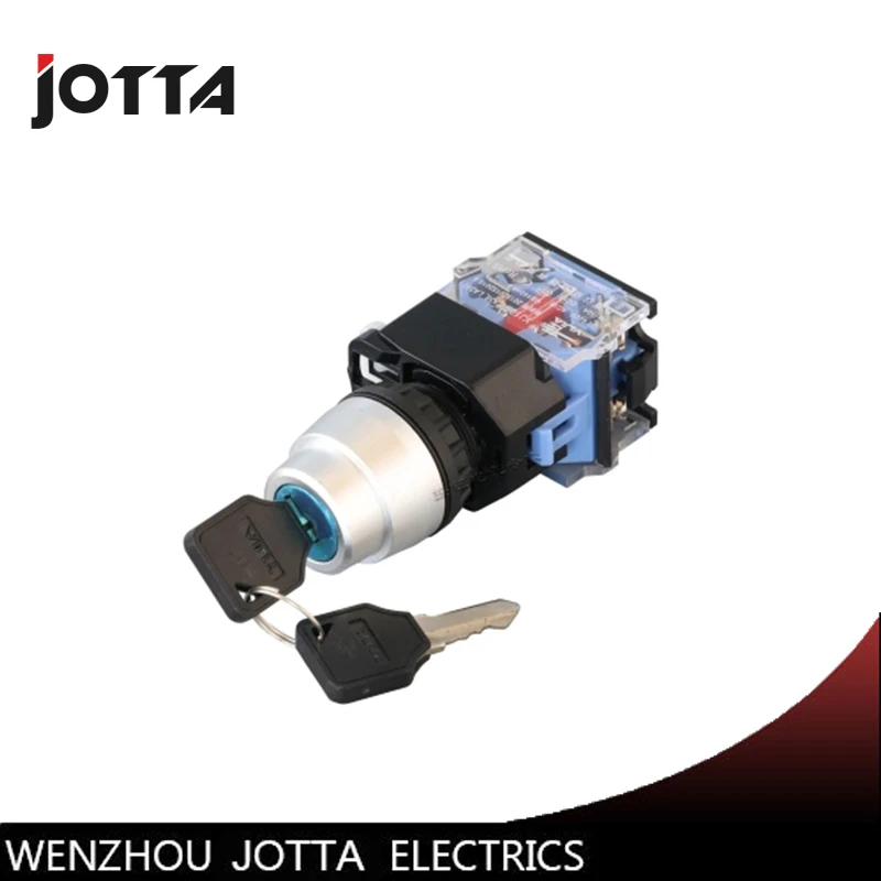 

LA38-11Y/21 2 position key-lock push button switch