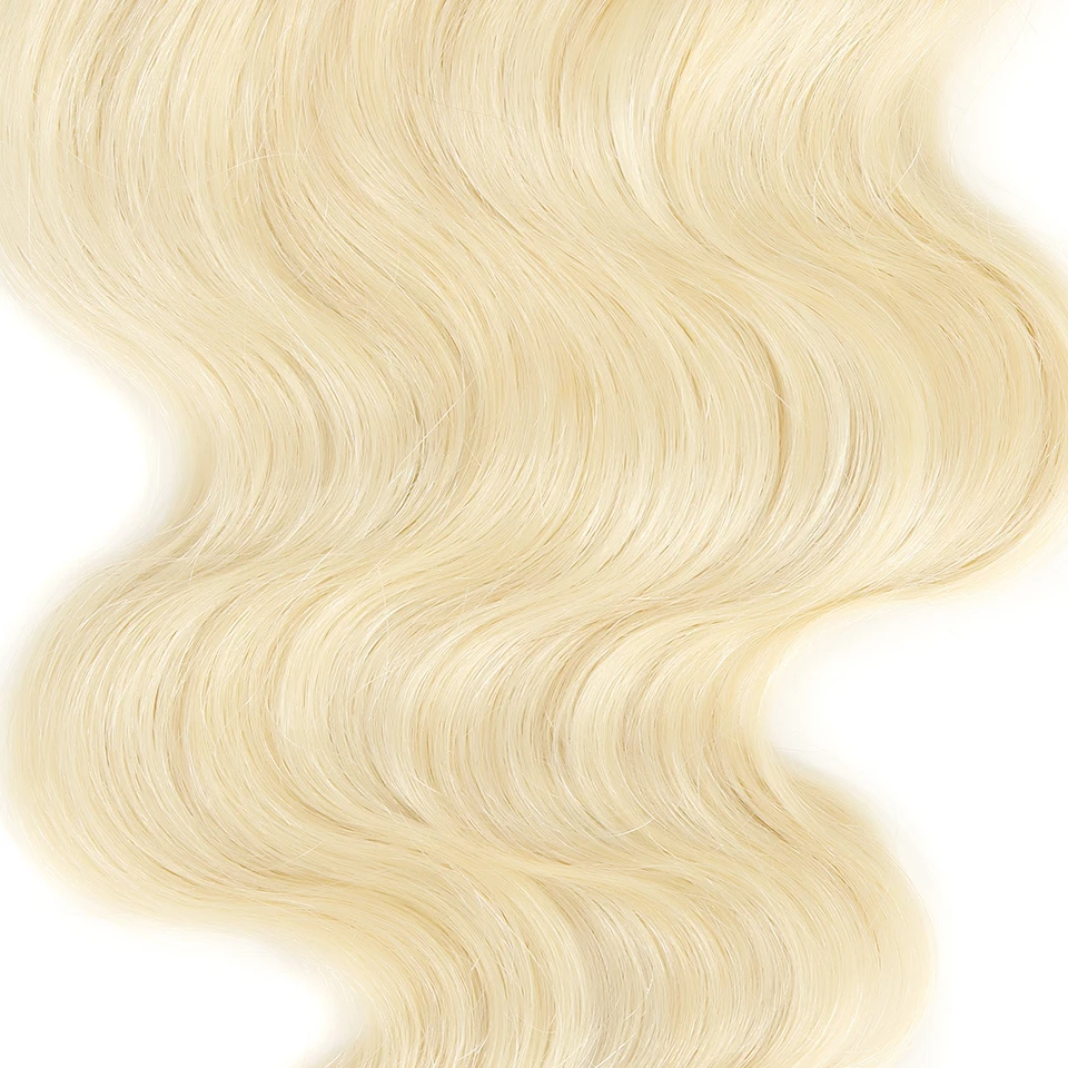 Sleek волосы Remy, блонд, 613 4 цвета X4 закрытием кружева /средний/три части бразильские человеческие волосы волнистые человеческие волосы швейцарская шнуровка