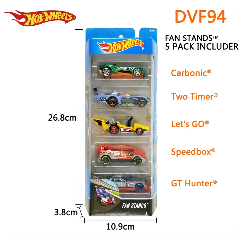 Hot Wheels 1:64 Sport Car Set Metal Material Body Race Car Collection Alloy Car Gift For Kid 5 Pcs/Lot 1806 - Цвет: DVF94