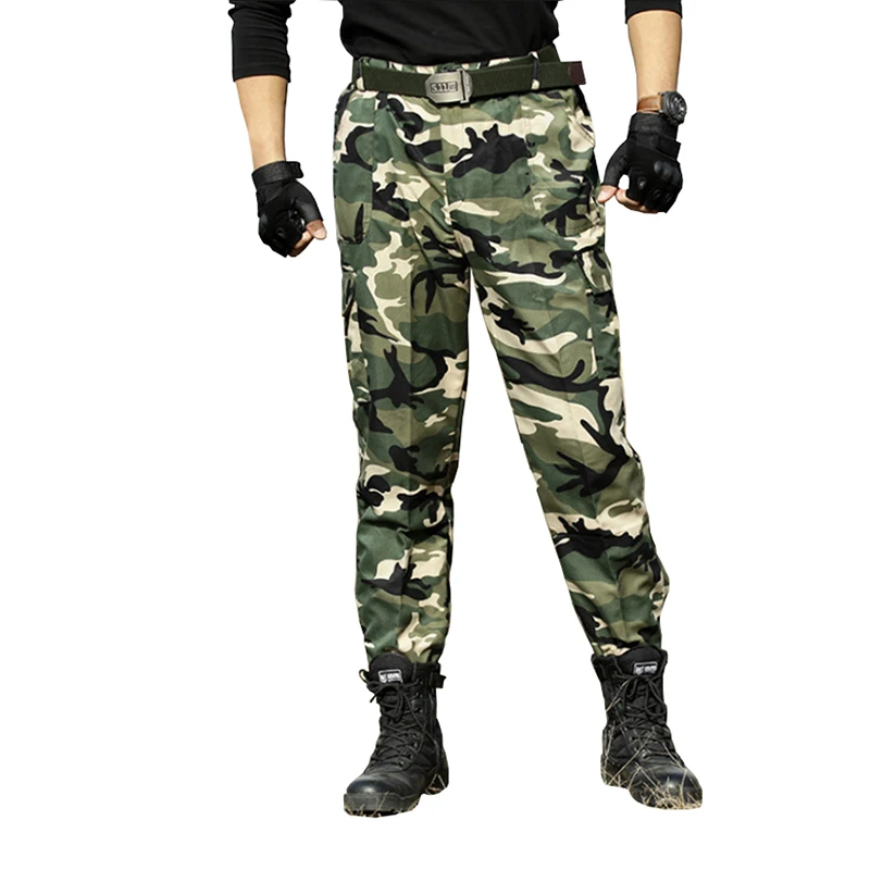 New Mens Military Combat Trousers Camouflage Cargo Camo Army Baggy Work Pants
