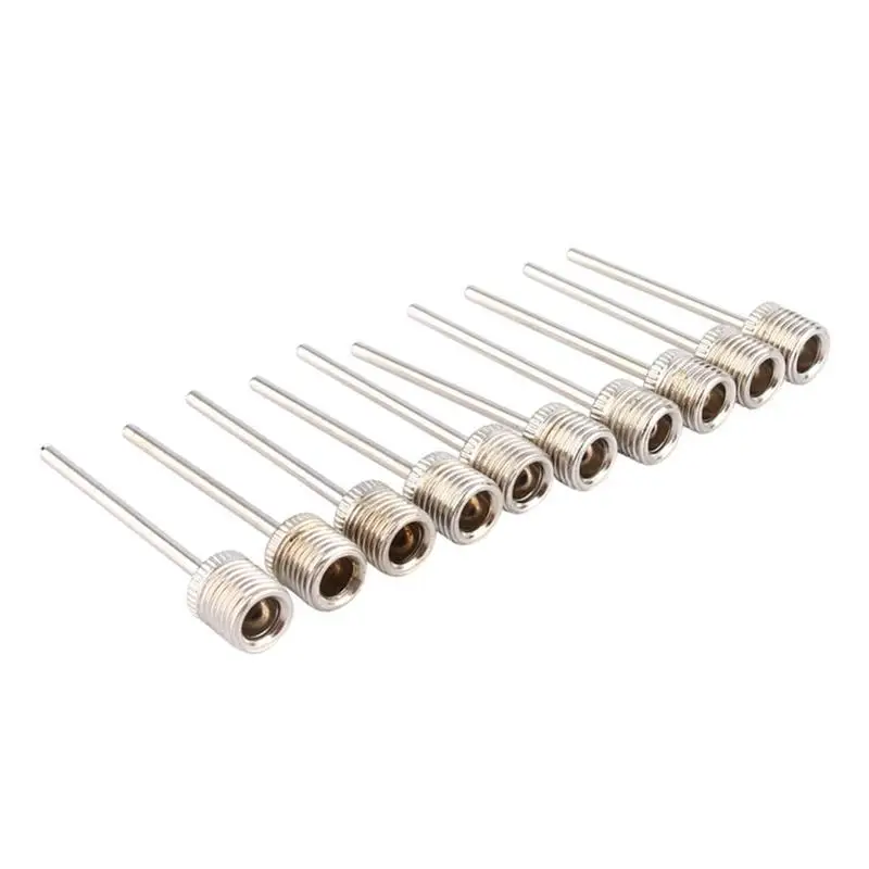 12pcs Air Inflation Needle Inflating Needles for Sport Balls Basketball Football Soccor Inflating Pump Needle Adaptor(Silver