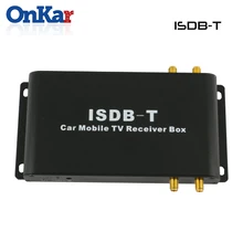 ONKAR Car ISDB-T HD Digital TV Receiver 4 Antennas USB HDMI AV Out Support remote control