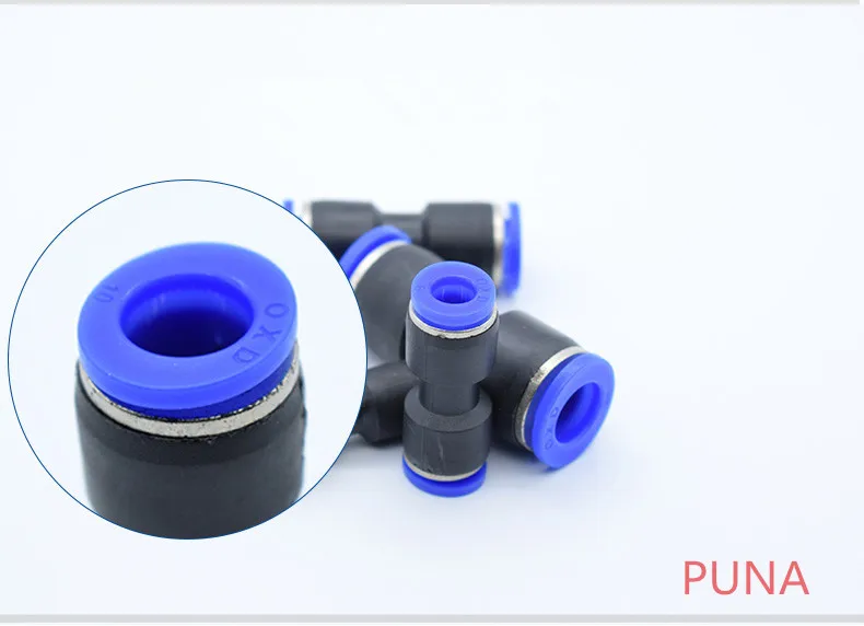 30Pcs Air Pneumatic 8mm to 8mm Straight Push in Connectors Quick Fittings 