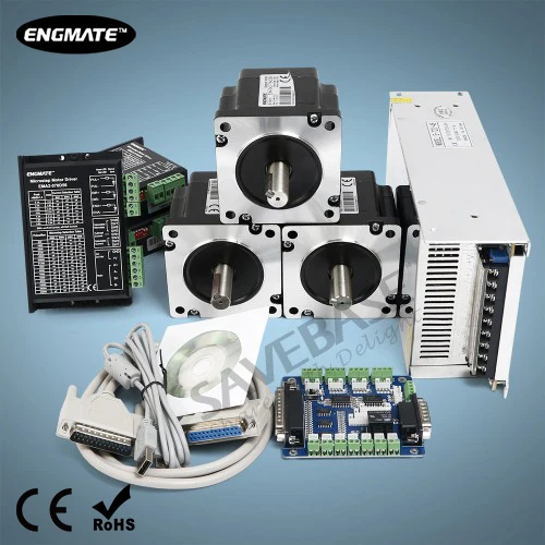 

CNC Kit 3 Axis Breakout Board & Nema34 Stepper Motor For DIY Router/Mill/Plasma