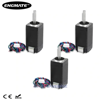 

ENGMATE EMA082-4208S4 Nema 08 CNC Router Stepper Motor 4 Wire Single Shaft 3PCS RU Local Delivery