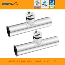 2 шт. нержавеющая сталь 316 подставка для удочки держатель зажим на рельсе крепление для рельса 3/4 до 1 дюймов лодка яхты