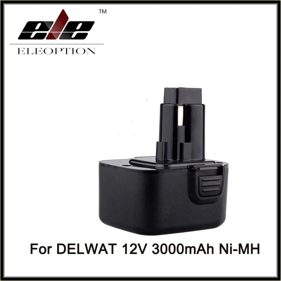 

ELEOPTION CE High capacity 3000mAh 12V Battery For Dewalt DW9071 DW9072 DC9071 DE9037 DE9071 DE9072 DE9074 DE9075 152250-27