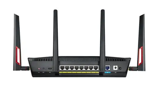  ASUS RT-AC88U AC3100 Dual Band Gigabit WiFi Gaming Router with MU-MIMO supporting AiProtection netw