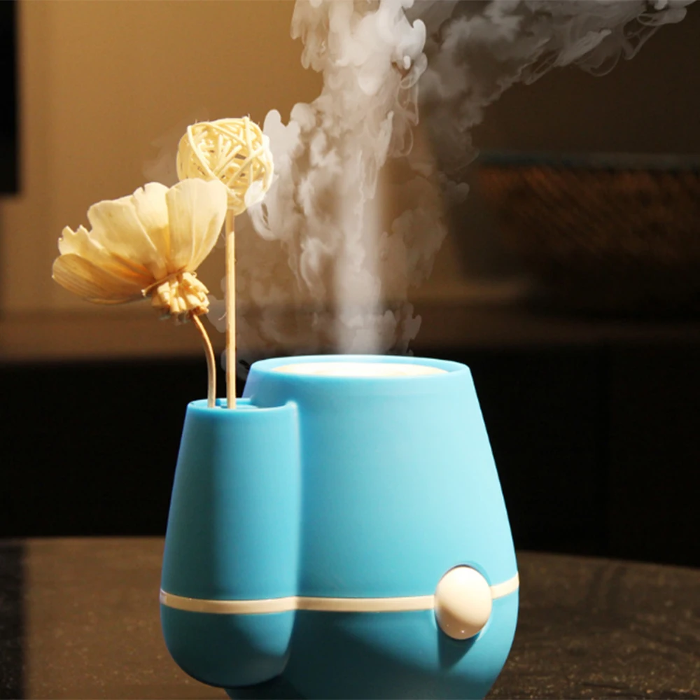 

Air Humidifier Aroma Diffuser Essential Oil Diffuser Aromatherapy Ultrasonic Mist Maker Pot vase Shape for office home