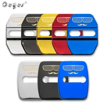 

Ceyes Car Sticker Accessories Styling Case For Bmw Mini Cooper E46 E90 E60 X1 F48 2011 2012 2013 Auto Door Lock Protection Cover