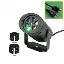 Движущийся сверкающий светодиодный Снежинка пейзаж LaserProjector настенный светильник Xmas Light