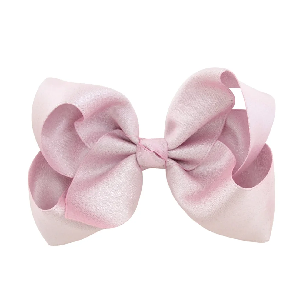 Retail 12 color 4 Inch Boutique New hair bows Solid Ribbon Bowknot Handmade DIY Hair Accessories With Alligator Clip 757 - Цвет: 11