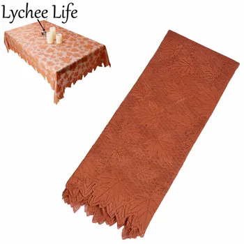 

Vintage Lace Rectangle Table Cloth Fall Autumn Lace Table Clothes Classic Style Party Event Table Home Textile Decor