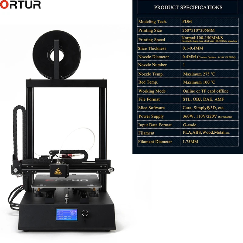 

Ortur4 3D Printer The most Affordable Linear Guide Rail 3D Printer DIY Kits in 2019 Newest 3D Printer Resume Power Failure Print