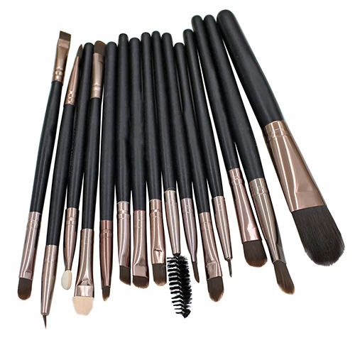 

Popfeel 15 Pcs Makeup Brushes Set Powder Foundation Mascara Lip Brush Cosmetic Tool