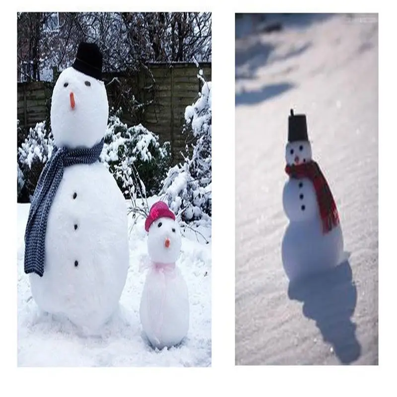 Wooden Simulation Dress Up Snowman Kit Christmas Decor Accessories ...