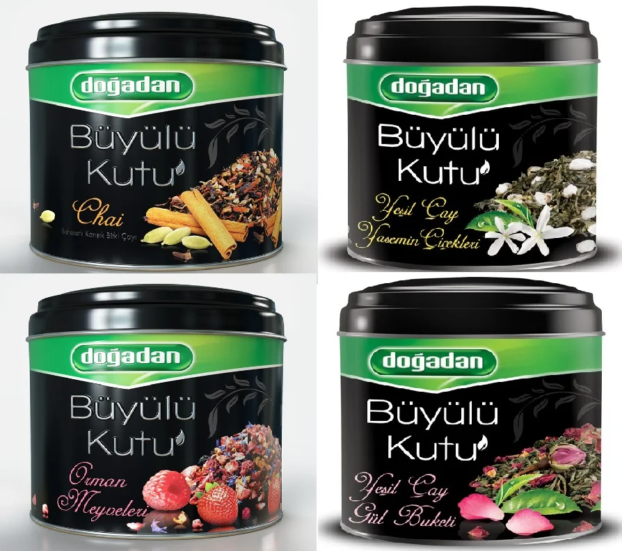 

Dogadan BUYULU KUTU Loose Tea - Mixed Herbal, Green Leaf %100 Natural-100 Gr