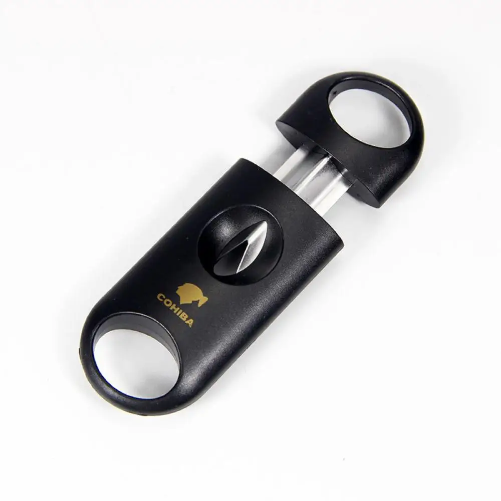 Cohiba V Cigar Cutter Pocket черная пластиковая ручка Подарочная сигара аксессуары машинка