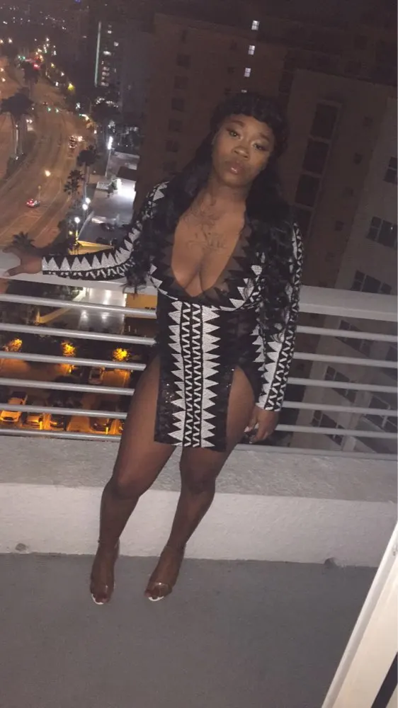 'Look Back at it' Side Split Mini Dress photo review