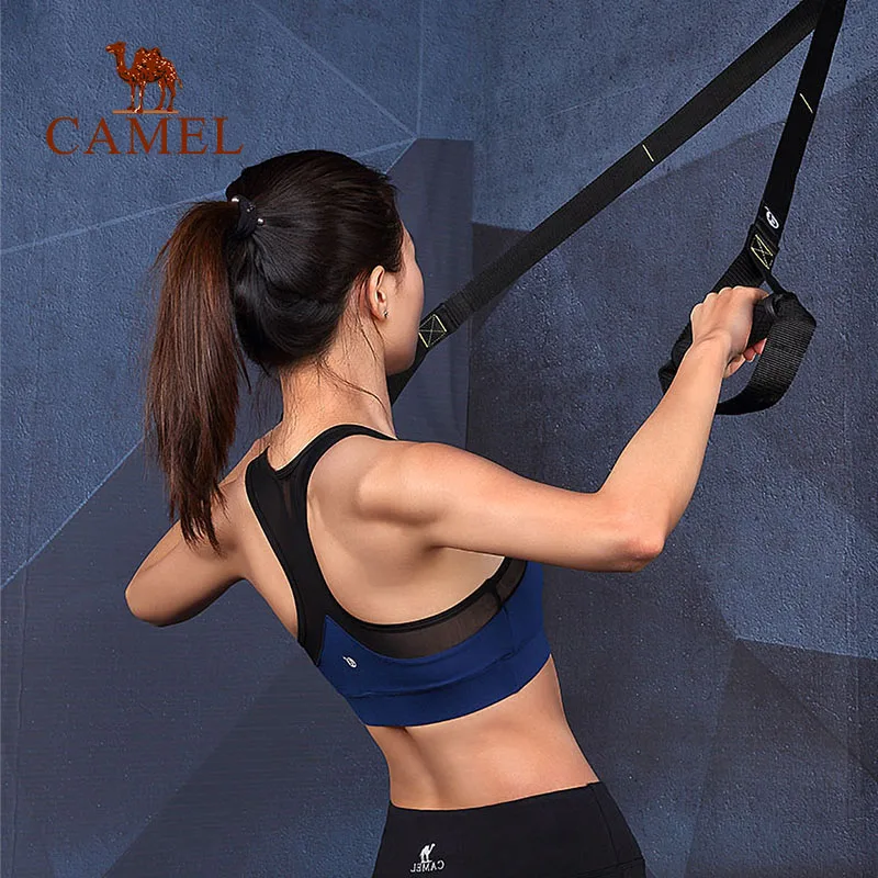 

CAMEL Resistance Bands Fitness Pull Rope Over Door Home Exercise Equipment Elastic Training Strength Muscle Builder