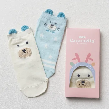 

A set of socks "dog and bear", 2 pairs