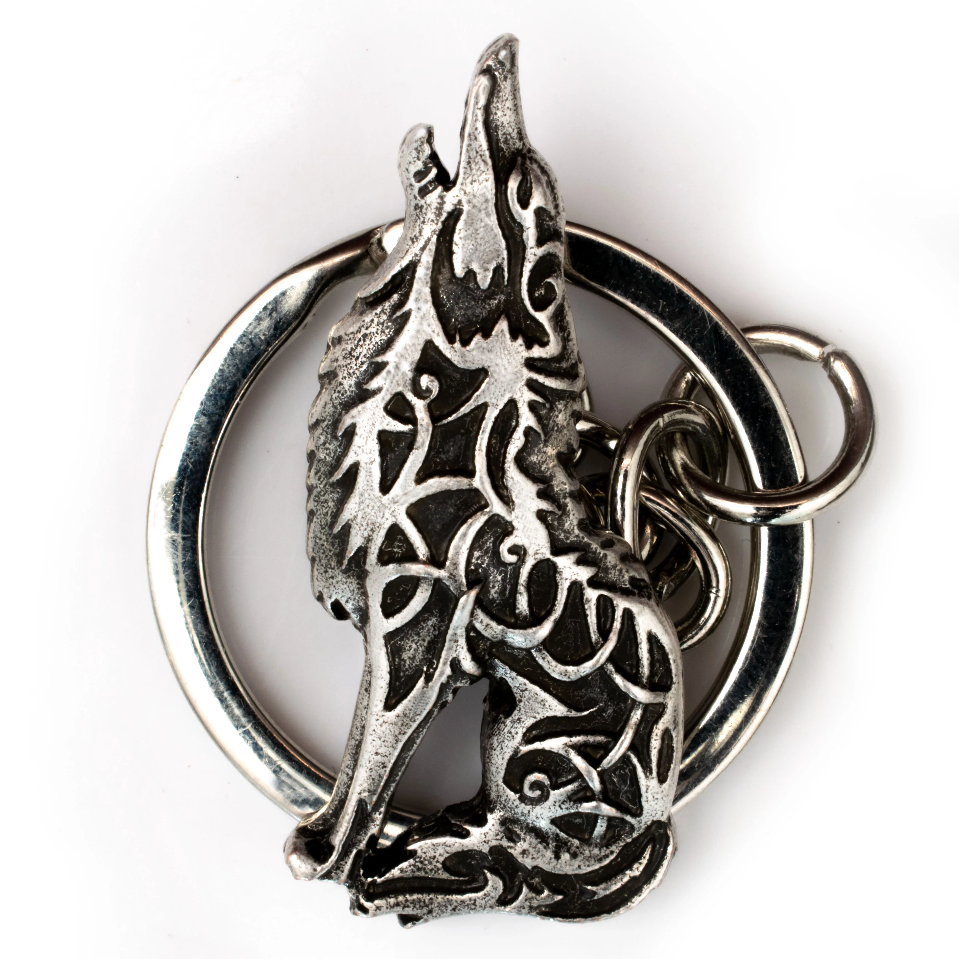 Кельтский Odin брелок с волком металлический скандинавский узел Ворон Норс кельтский Северный талисман брелок